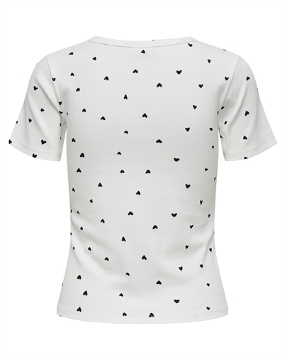 JDY - JDYSofia Print T-shirt - Cloud Dancer